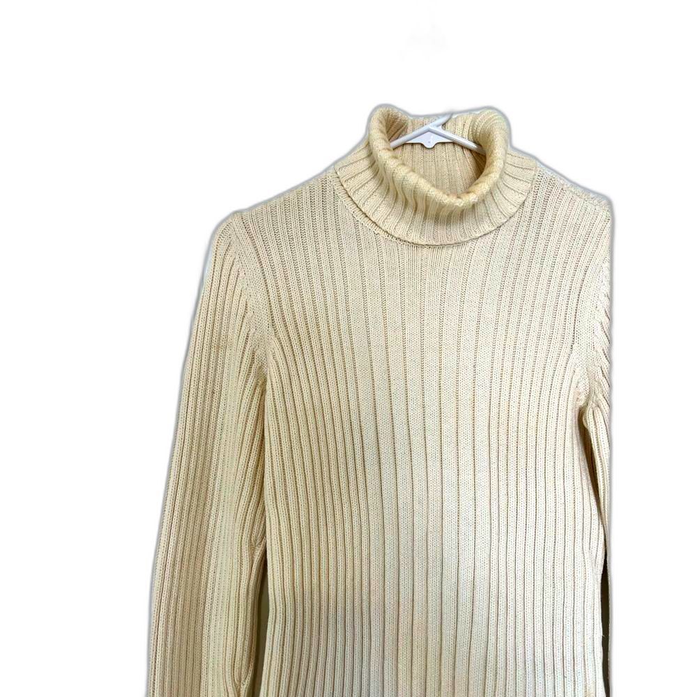 Vintage Calvin Klein Jeans 100% Cotton Turtleneck Sweater, Medium